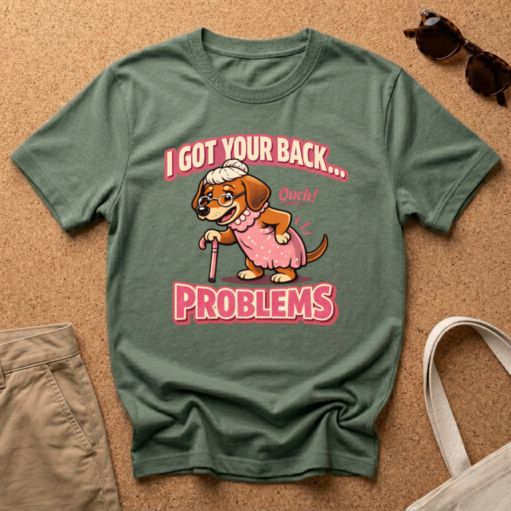Grandma Dachshund Back Problems T-Shirt
