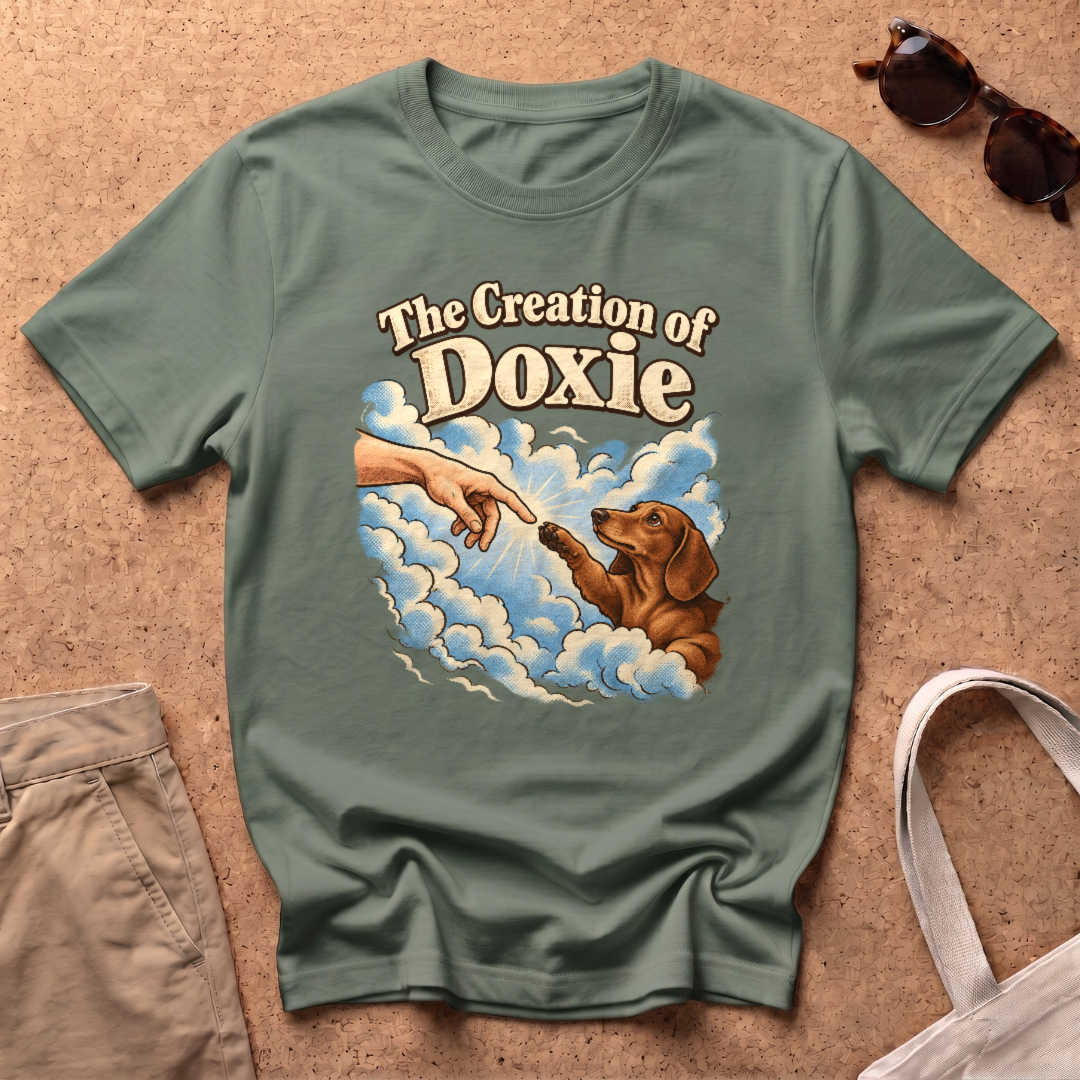 Creation Doxie T-Shirt - Military Green