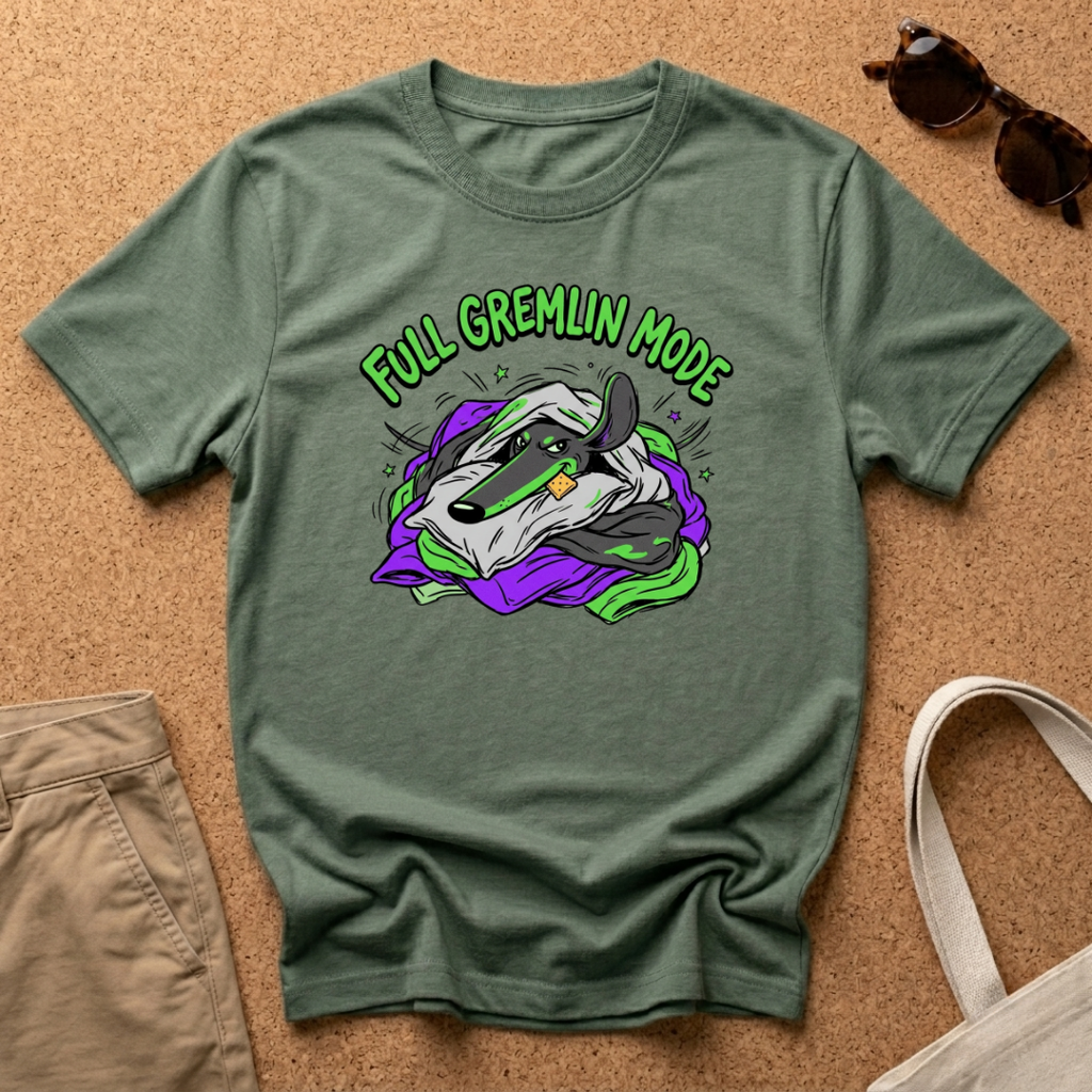 Gremlin Mode Green T-Shirt