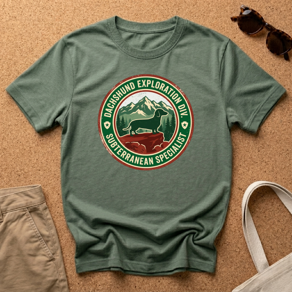 Dachshund Exploration Division T-Shirt