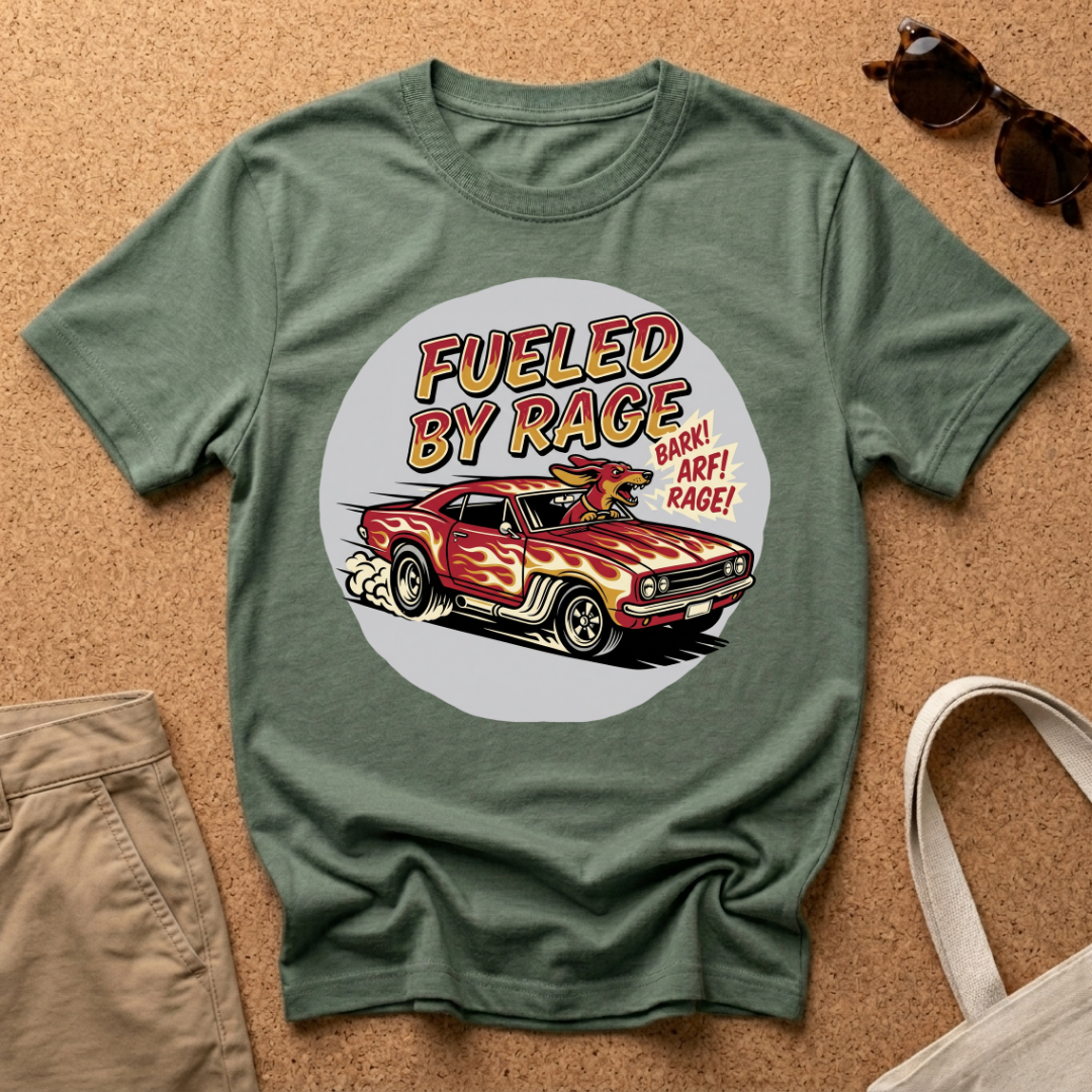 Fueled By Rage and Hotwheels T-Shirt