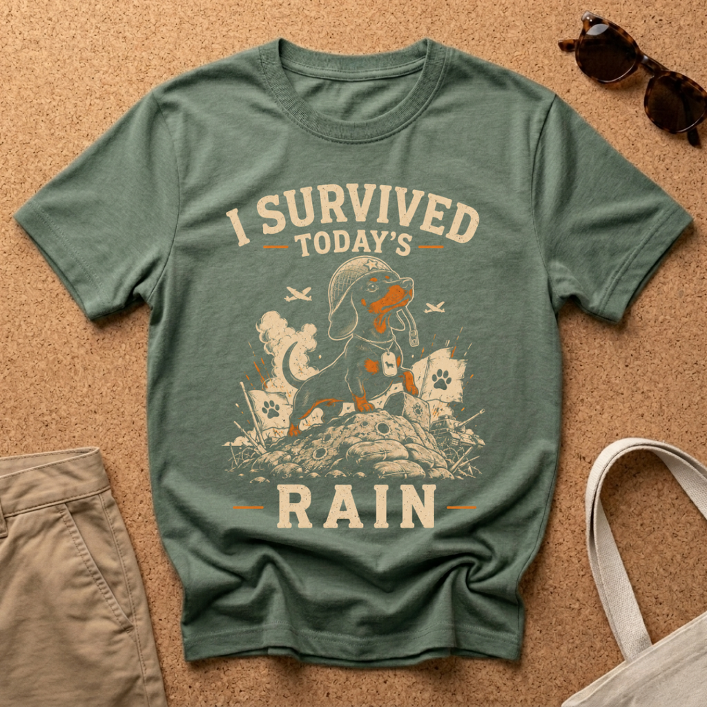 I Survived Today's Rain T-Shirt