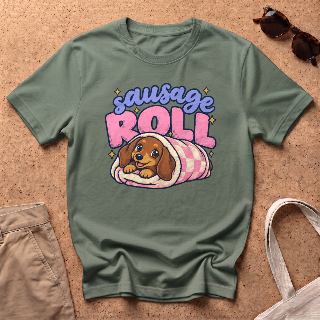 Sausage Roll T-Shirt - Military Green