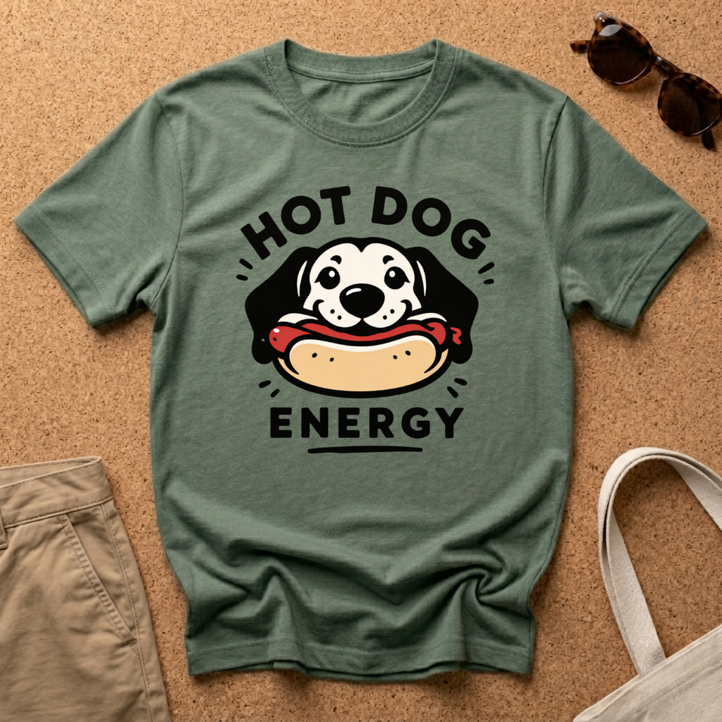 Hot Dog Dachshund Energy T-Shirt