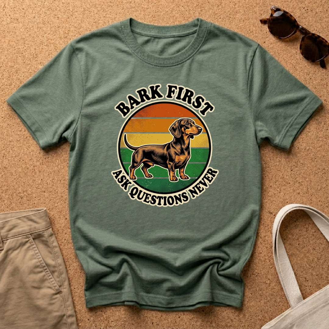 Bark First Retro T-Shirt