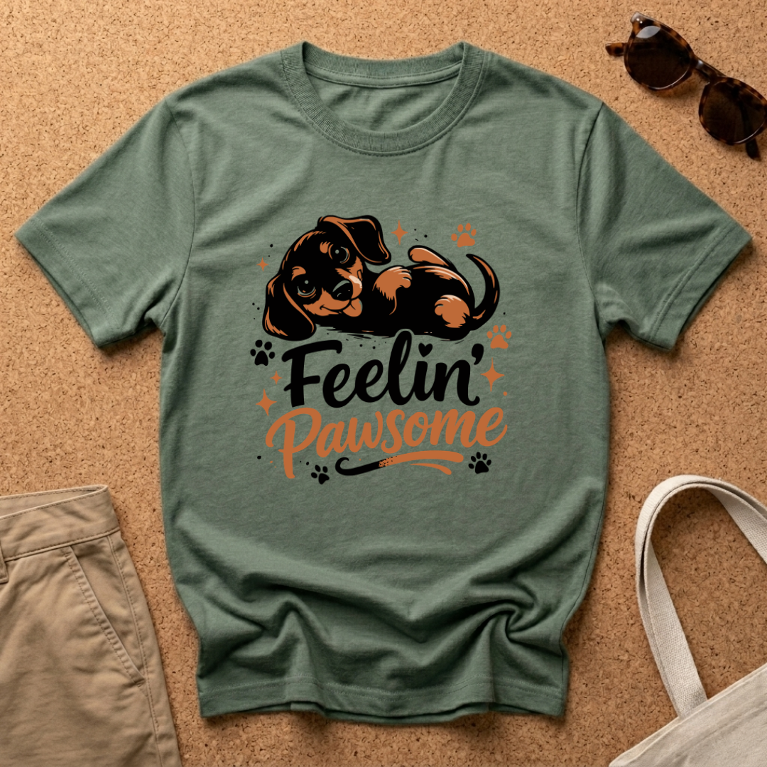 Feelin Pawsome T-Shirt