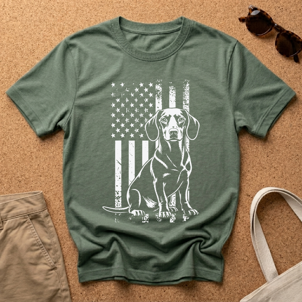 Dachshund Flag T-Shirt