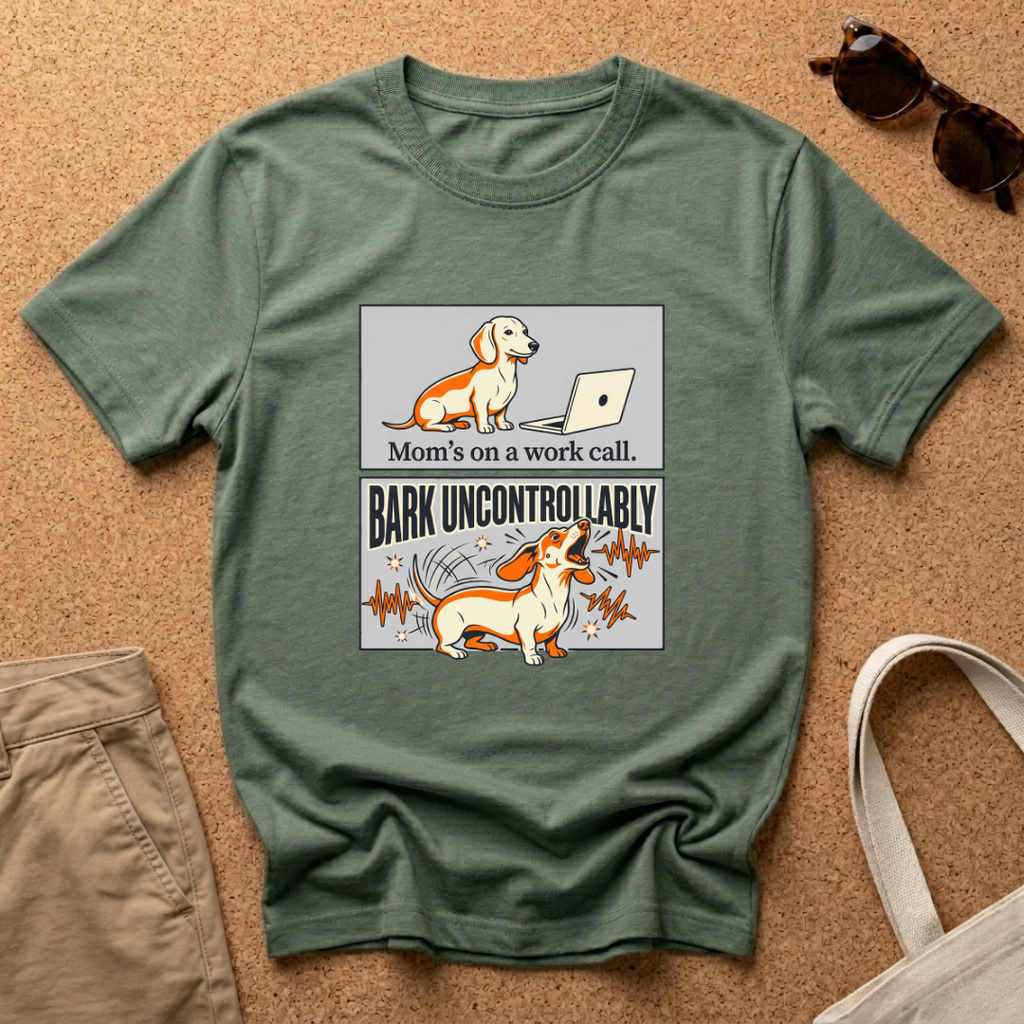 Work Call Comic Strip T-Shirt