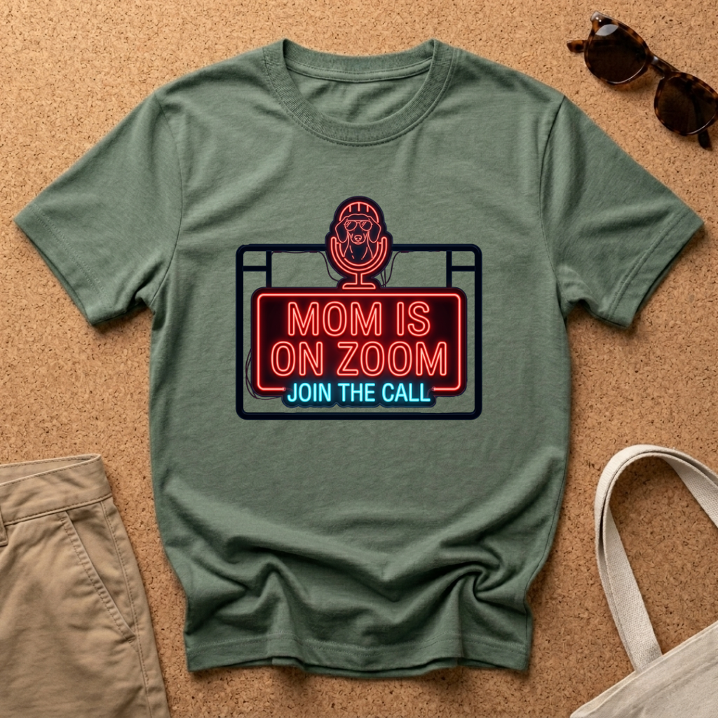 Neon Sign Zoom Call T-Shirt