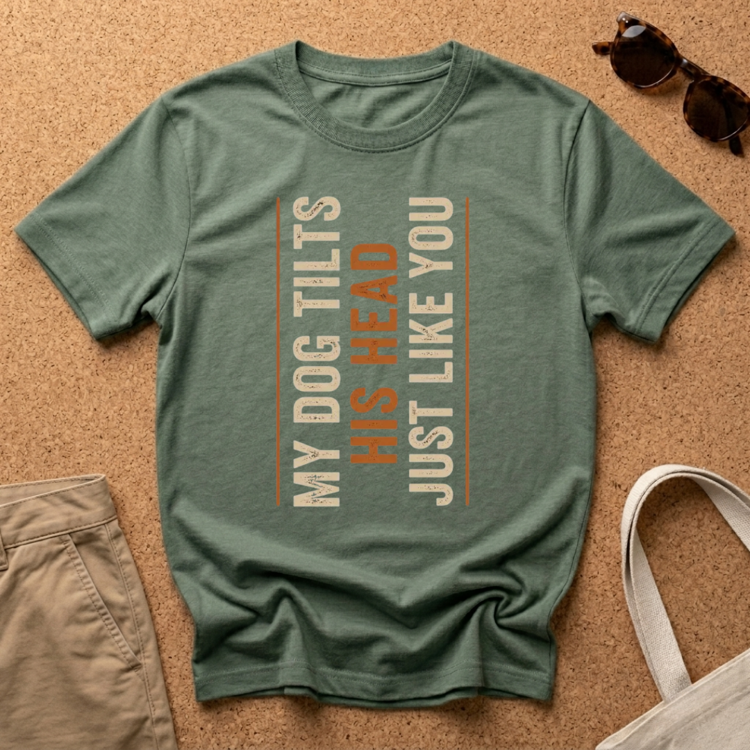 TILTED DACHSHUND T-Shirt