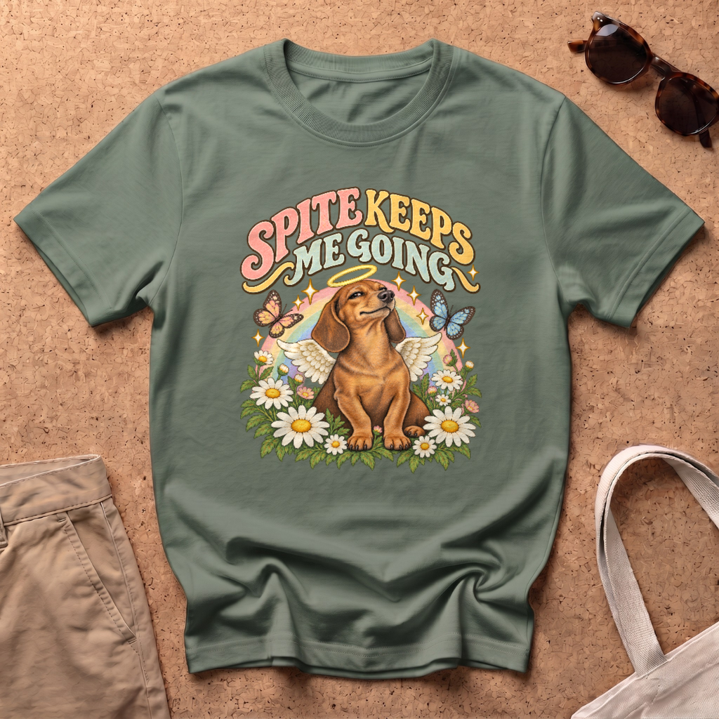 Spite Keeps T-Shirt - Military Green