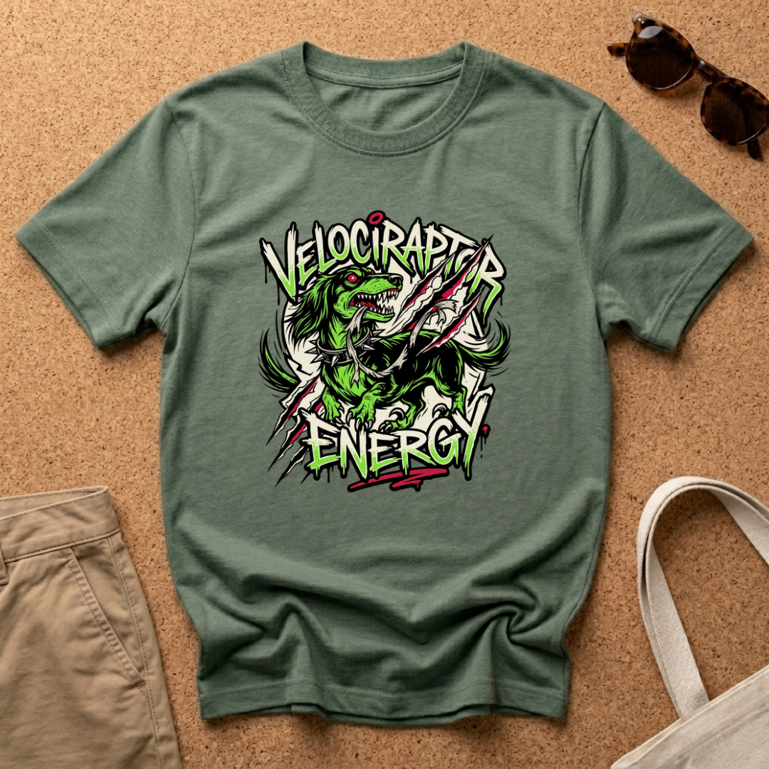 Velociraptor Energy Intense T-Shirt