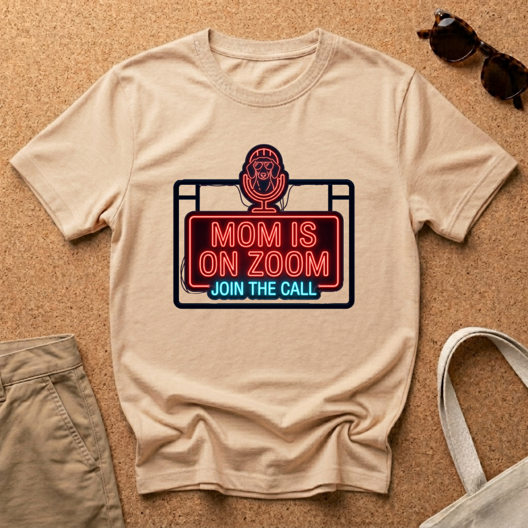 Neon Sign Zoom Call T-Shirt