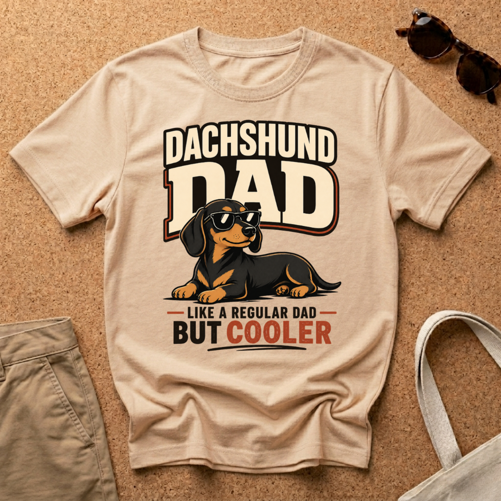 Cool Dachshund Dad T-Shirt