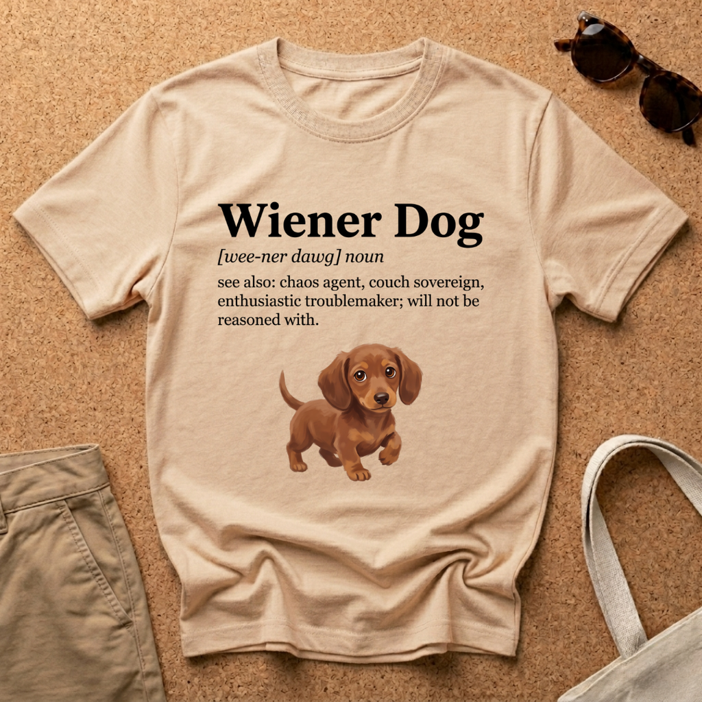 Wiener Dog Cuddly T-Shirt