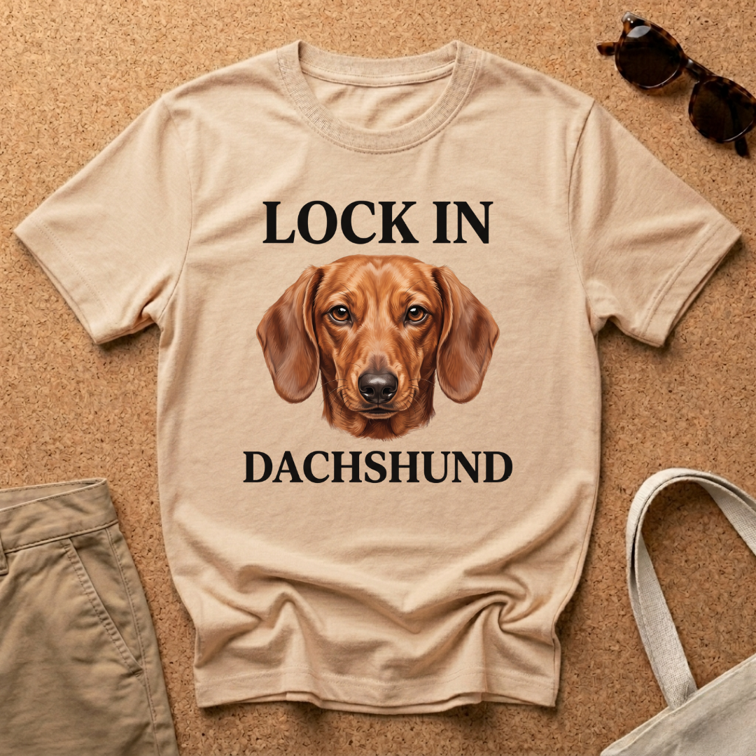 Lock In Dachshund T-Shirt