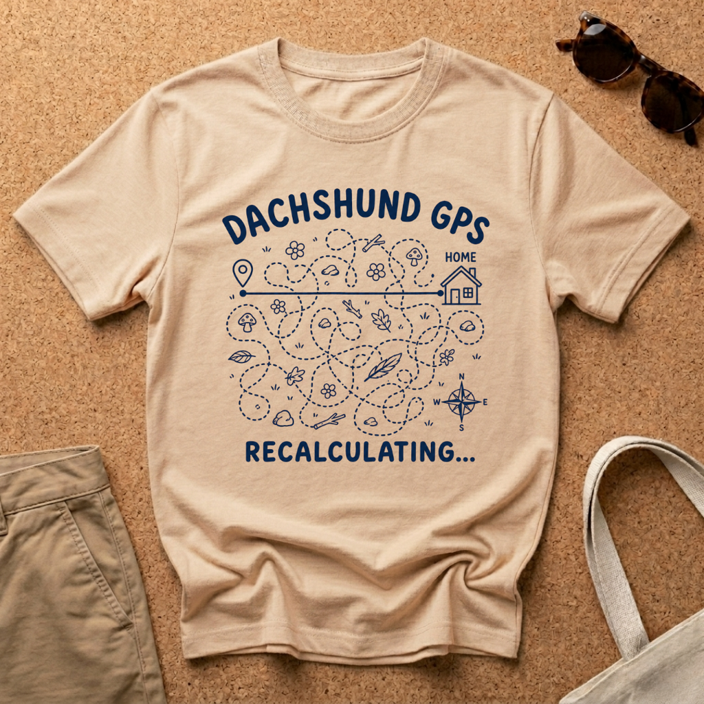 Dachshund GPS T-Shirt