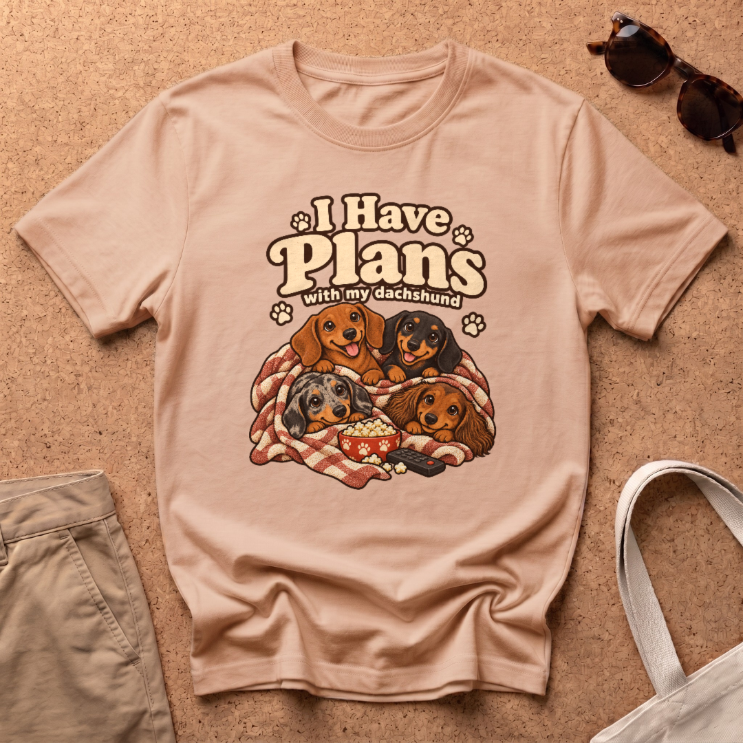 I Have Plans T-Shirt - Natural