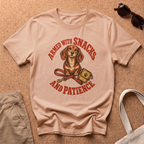 Armed With Snacks T-Shirt - Natural