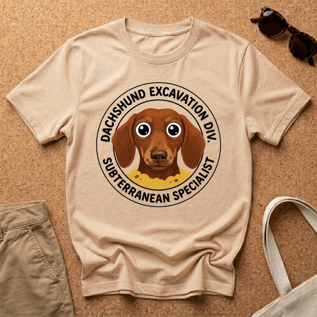 Dachshund Excavation T-Shirt