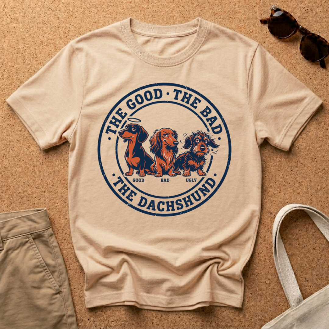 The Three Dachshund T-Shirt