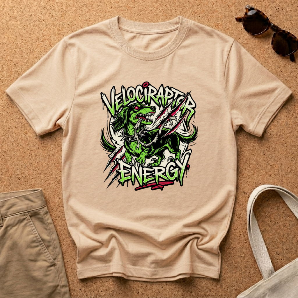 Velociraptor Energy Intense T-Shirt