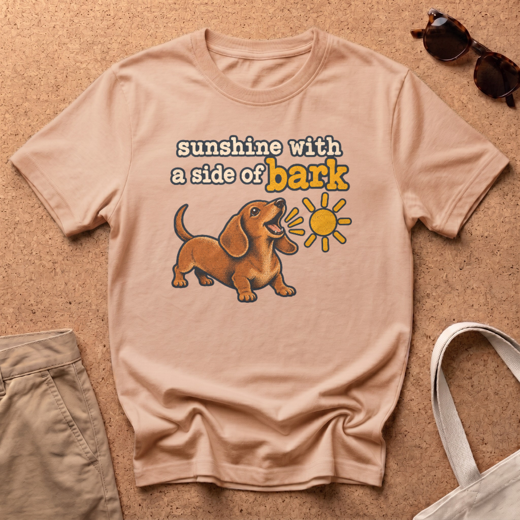 Sunshine Side Bark T-Shirt - Natural