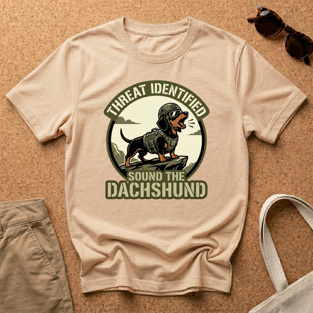 Sound The Dachshund Commando T-Shirt