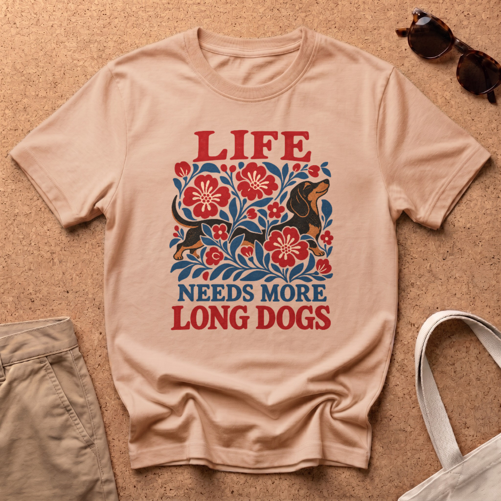 Life Long Dogs T-Shirt - Natural