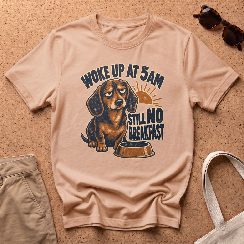 Woke Up At T-Shirt - Natural