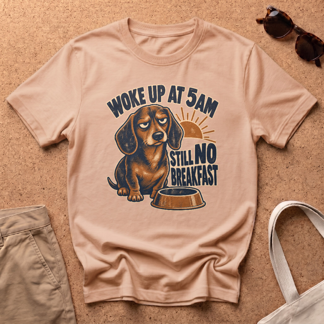 Woke Up At T-Shirt - Natural