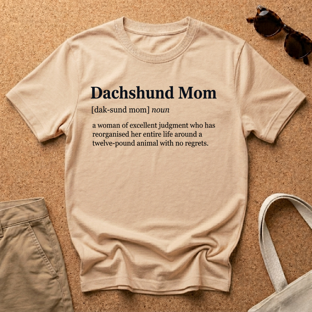 Dachshund Mom Translation T-Shirt