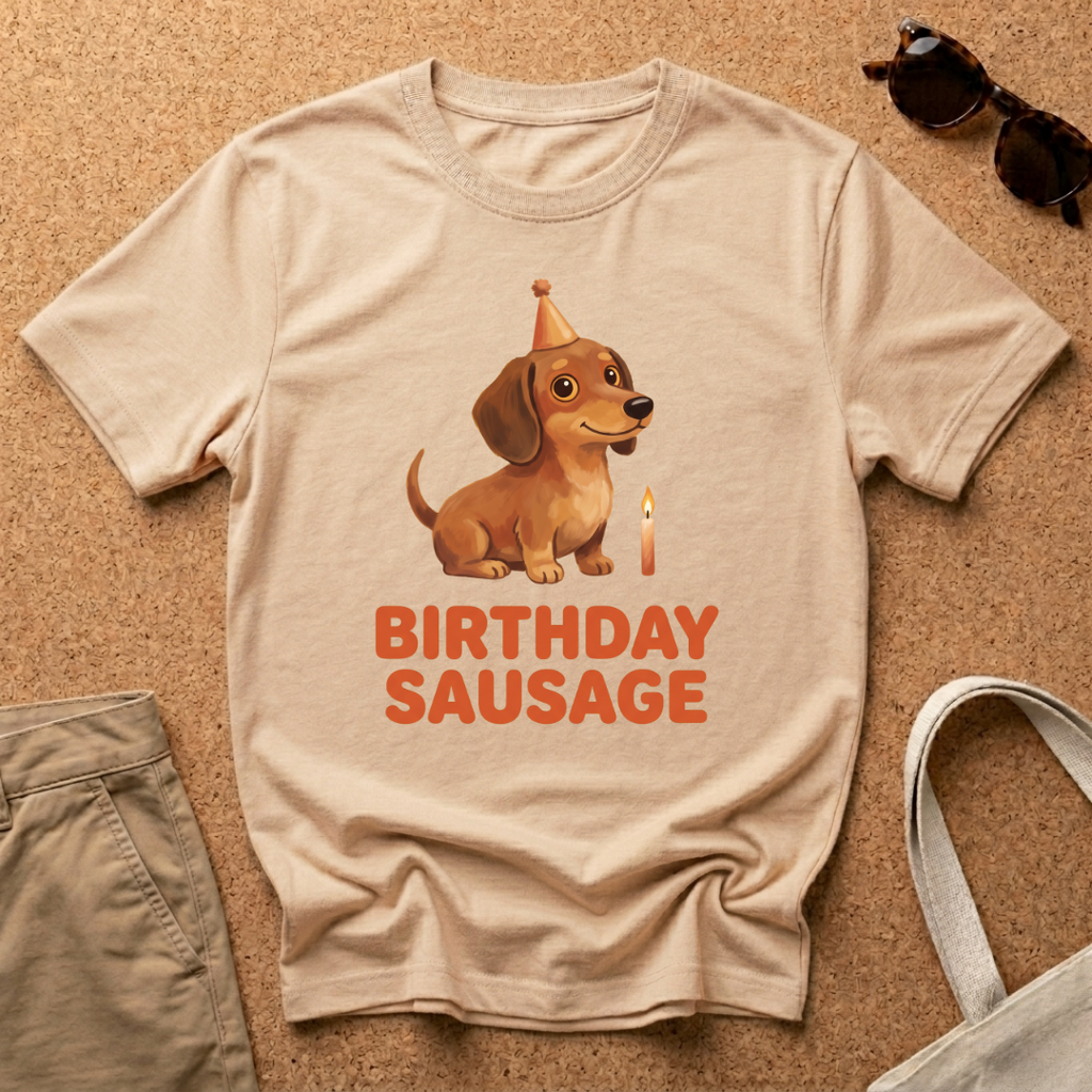 Birthday Sausage Cute T-Shirt
