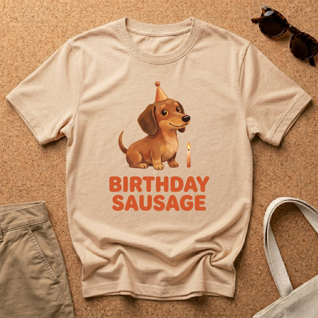 Birthday Sausage Cute T-Shirt