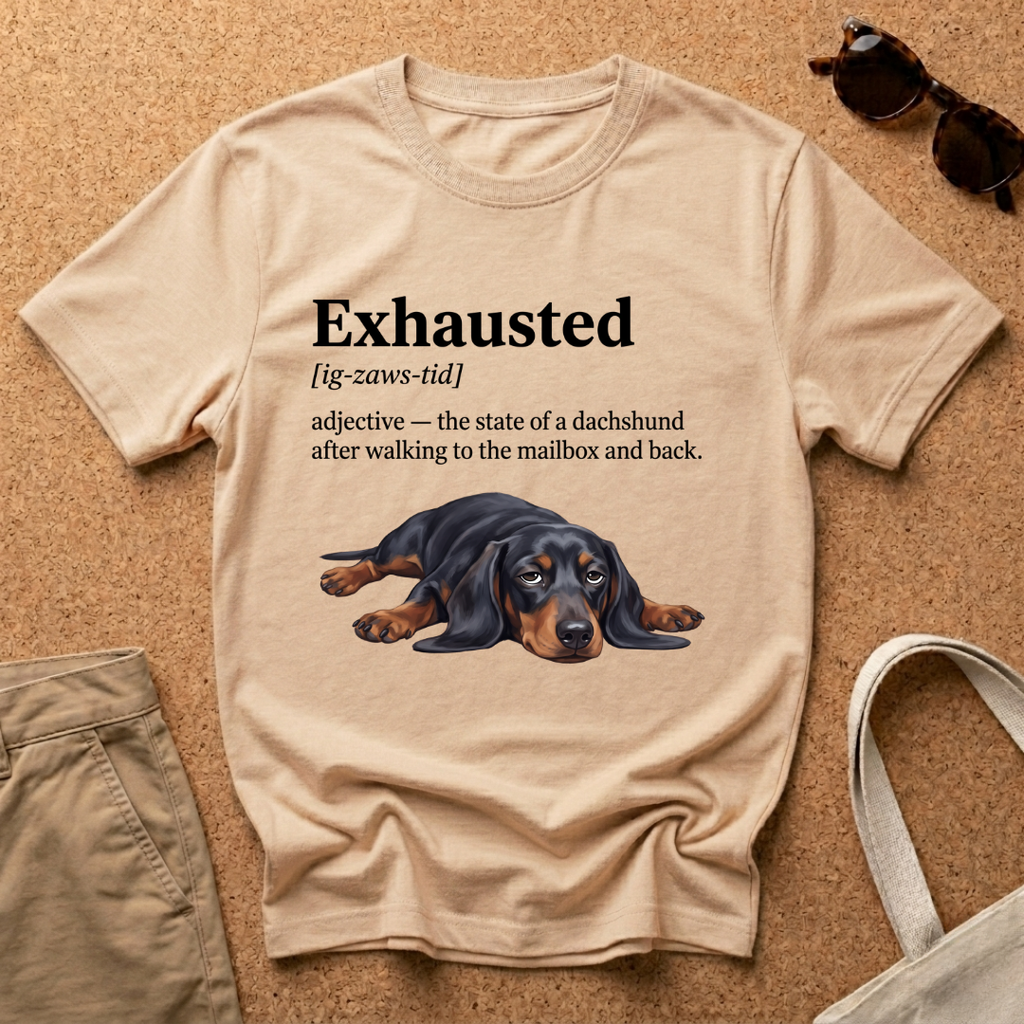Exhausted Definition T-Shirt