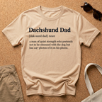 Dachshund Dad Translation T-Shirt