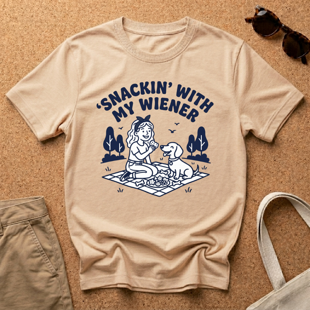 Snackin With My Wiener T-Shirt