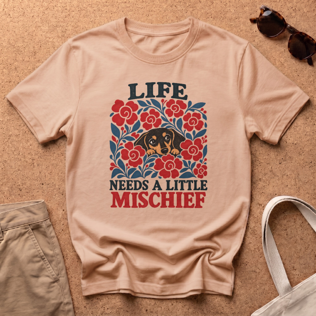Life Mischief T-Shirt - Natural