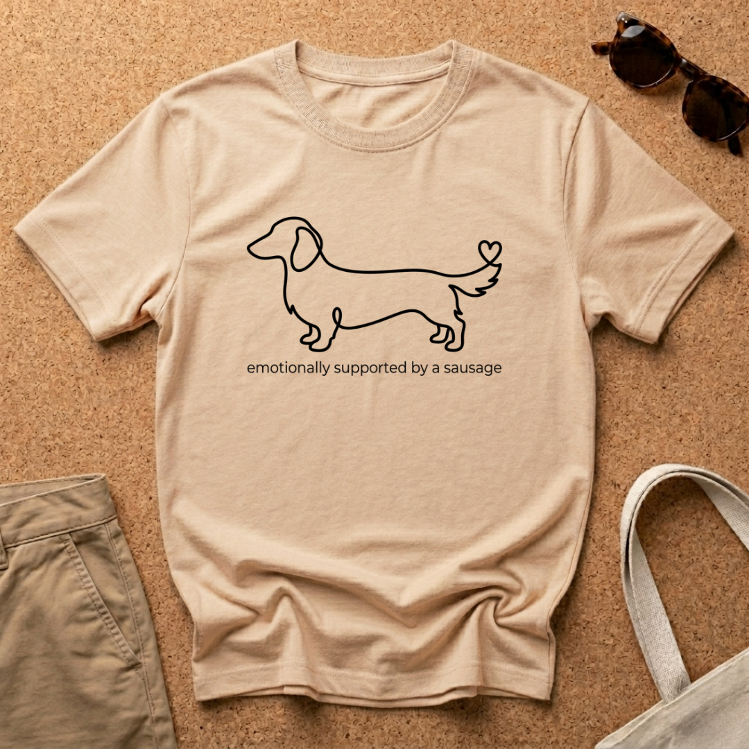 Supported By Sausage T-Shirt