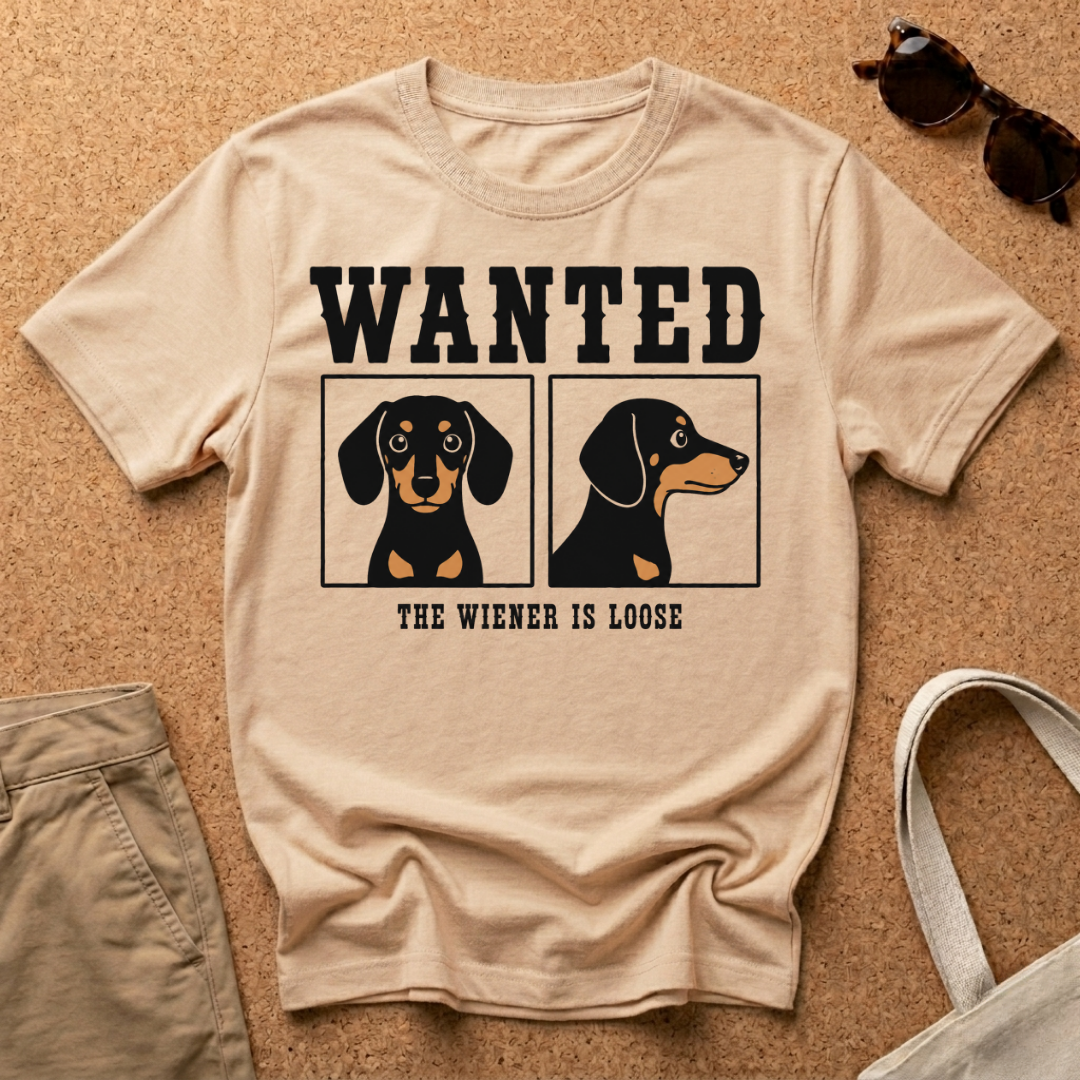 Wanted Dachshund T-Shirt