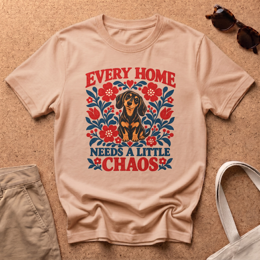 Every Home Chaos T-Shirt - Natural