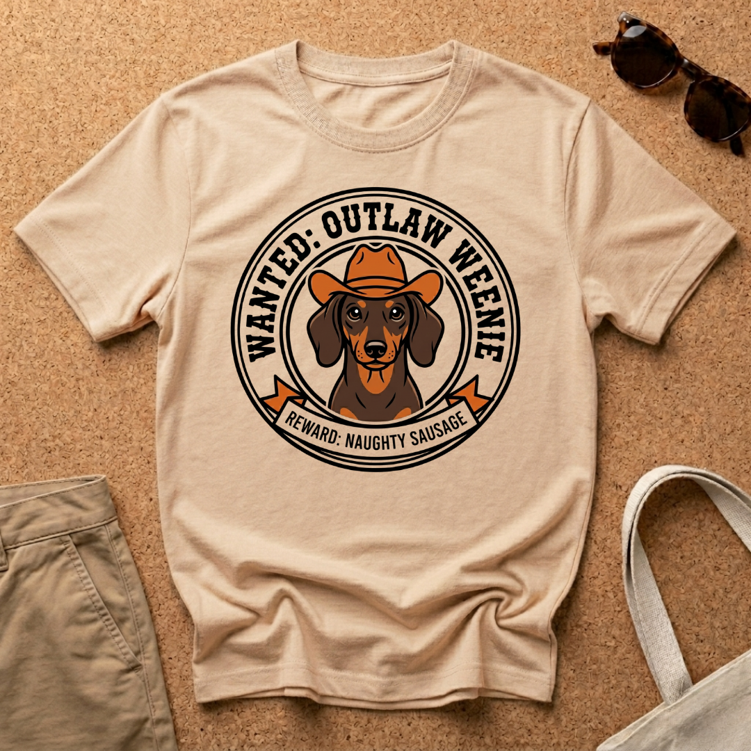 Wanted Outlaw Weenie T-Shirt