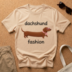 Dachshund Fashion Pink T-Shirt
