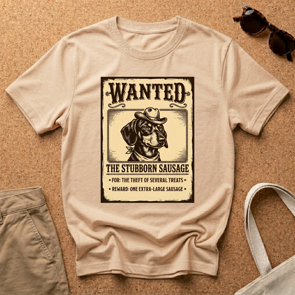 Wanted Stubborn Sausage T-Shirt