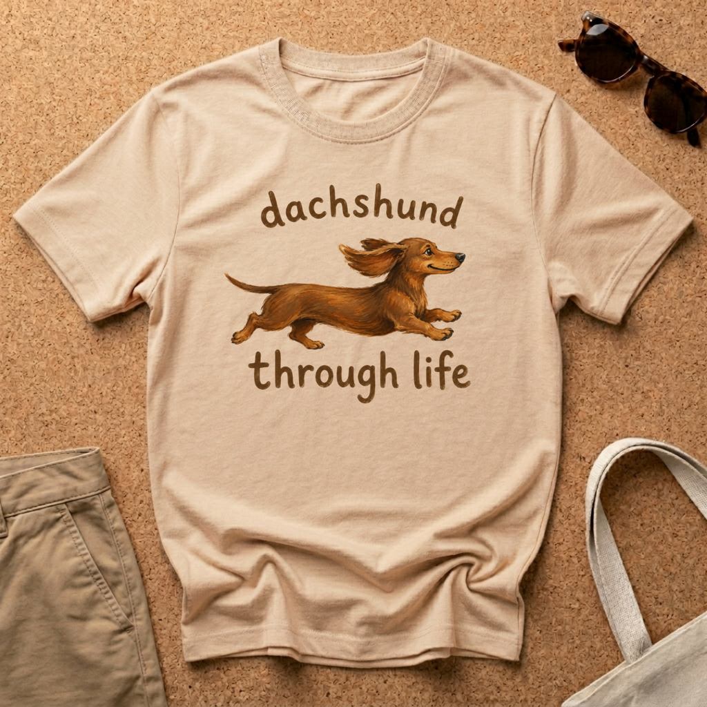 Dachshund Through Life T-Shirt