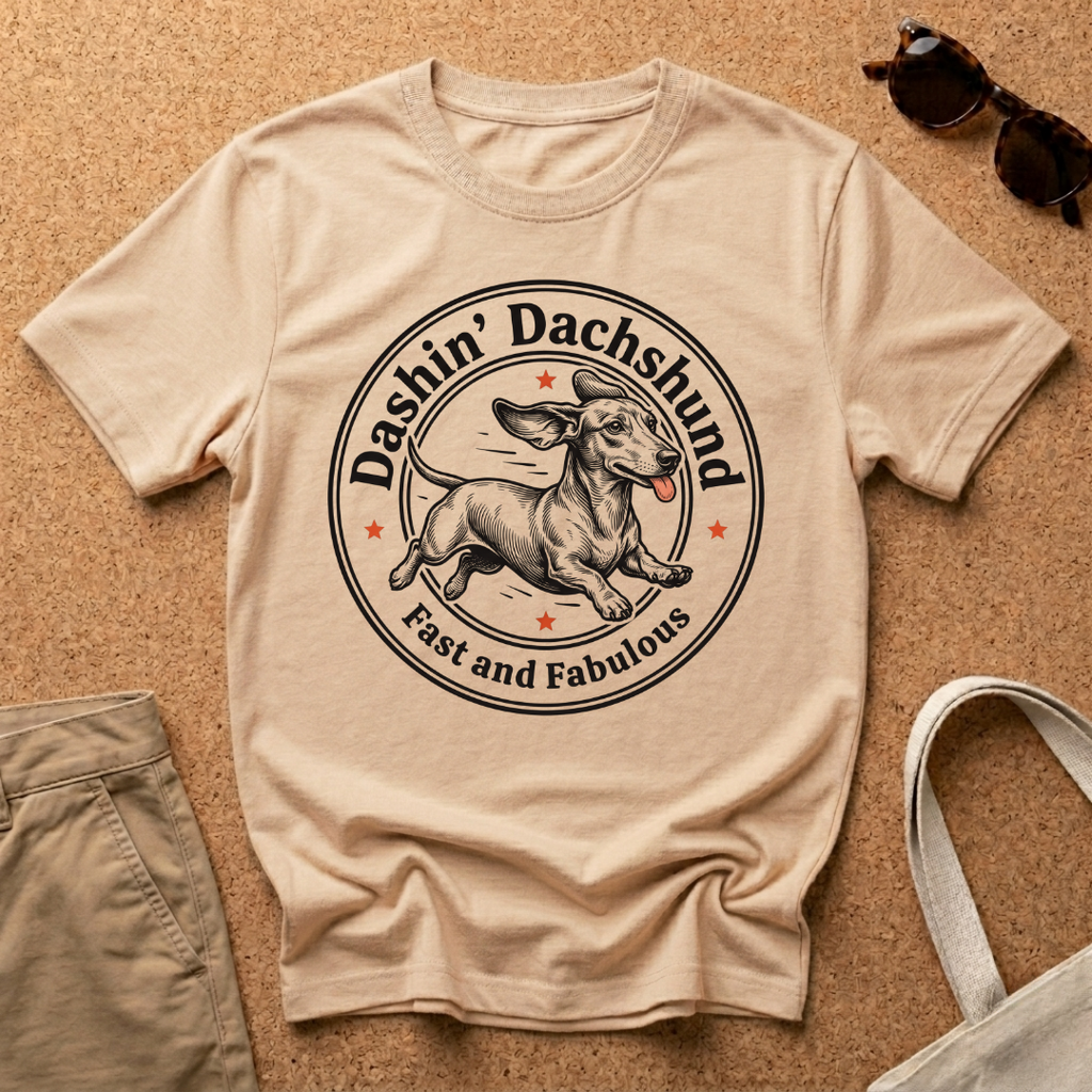 Dashin Dachshund T-Shirt