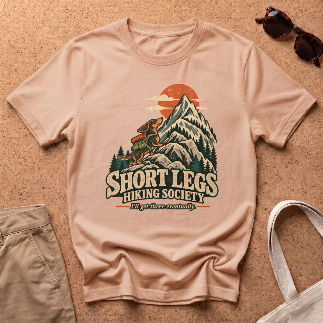 Short Legs Society T-Shirt - Natural