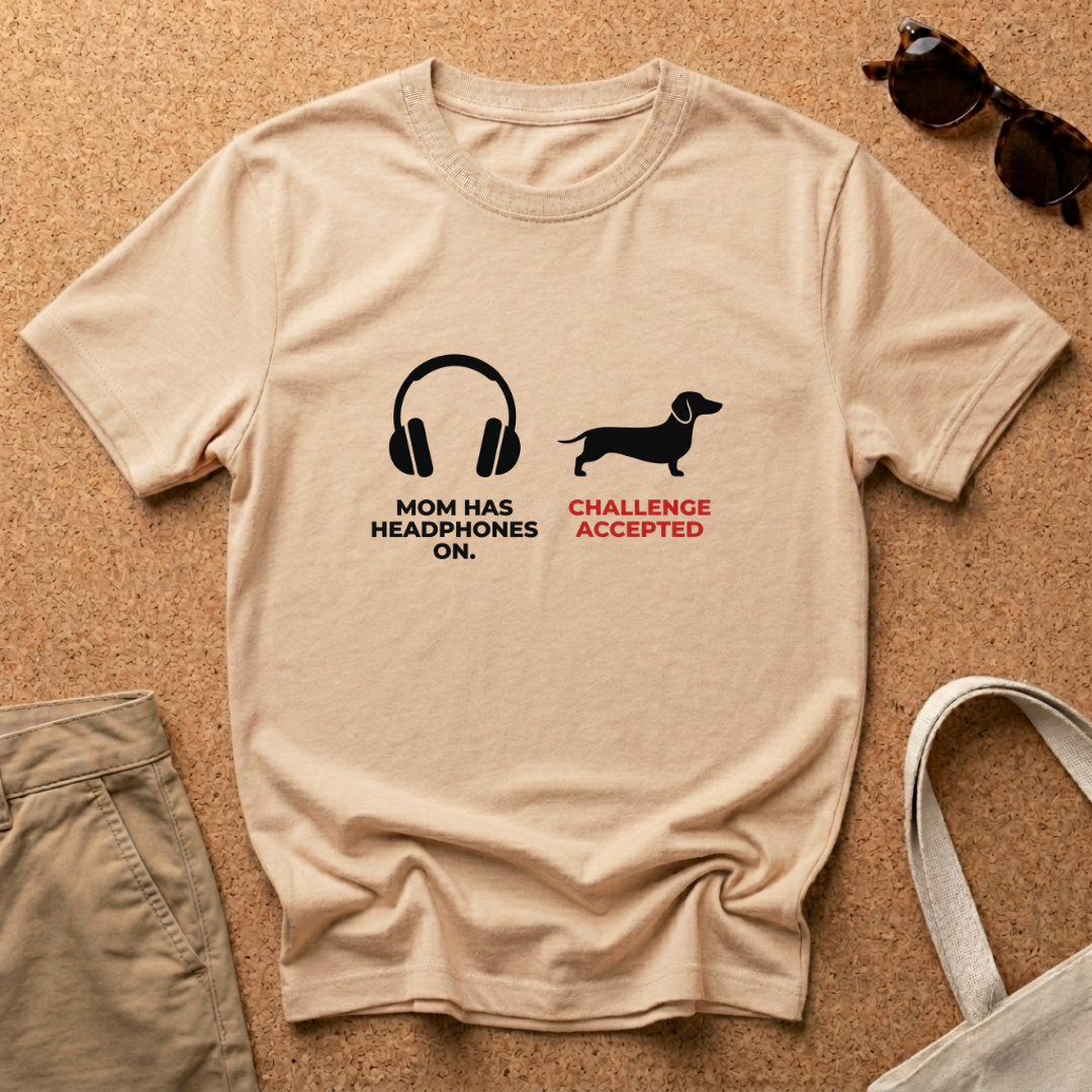 Headphones Challenge Accepted T-Shirt