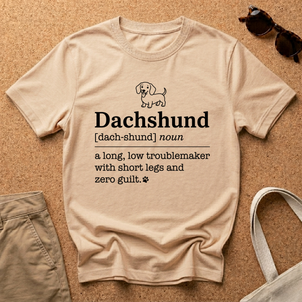 Dachshund Cute Noun T-Shirt
