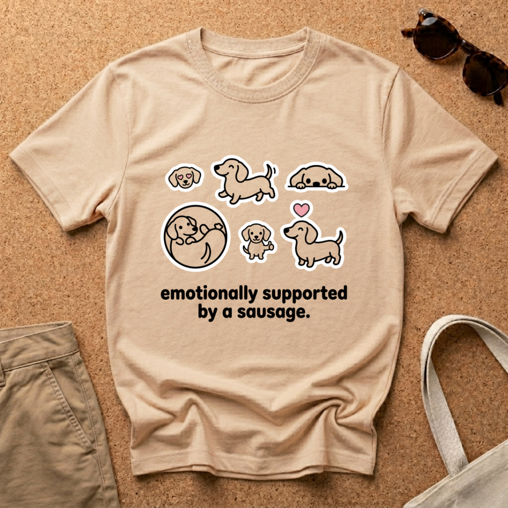 Dachshund Stickers T-Shirt